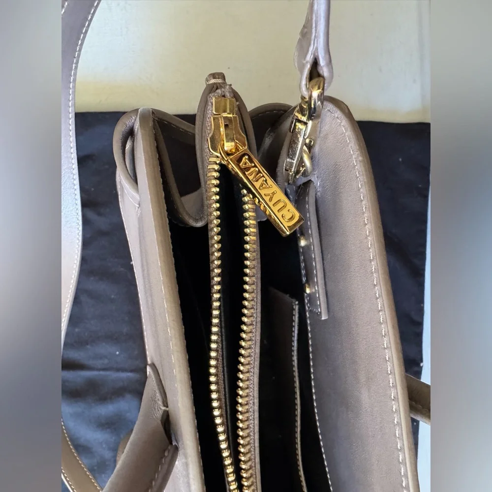 EUC Cuyana Work Satchel in Clay Smooth Leather
